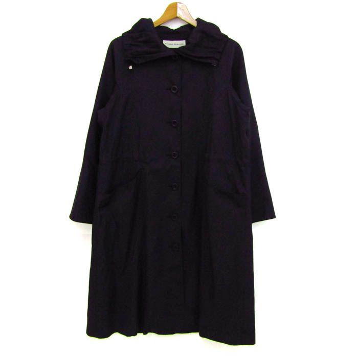 ヒロココシノ ステンカラーコート アウター ロングコート レディース