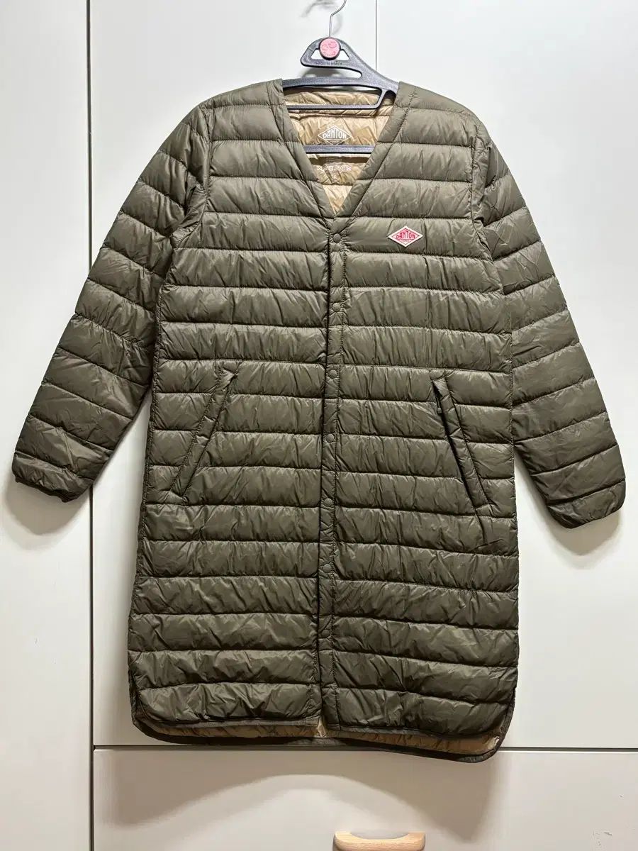ダントン DANTON レディース ロング 軽量ダウンコート オリーブ 36