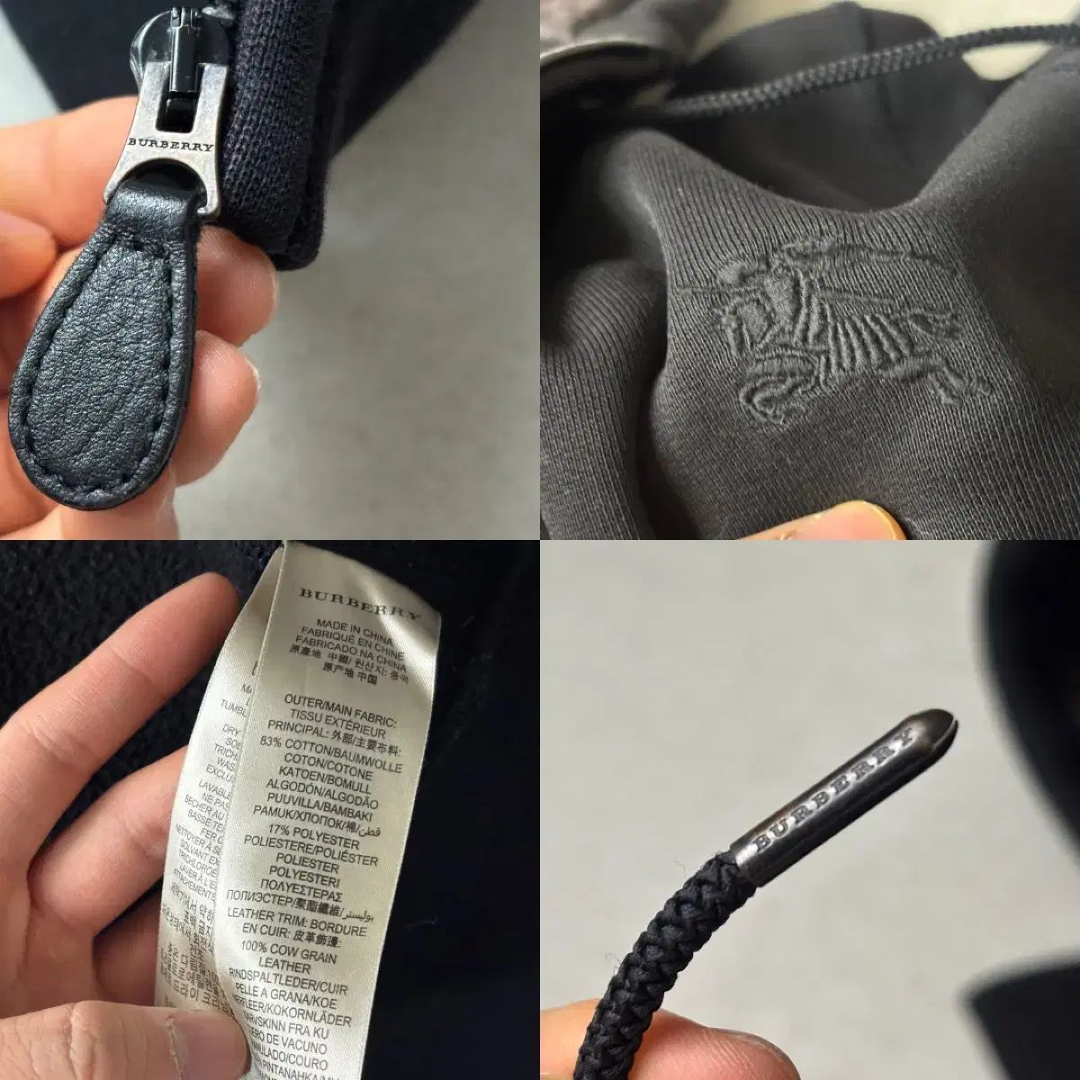 バーバリー チェック柄 フードジップアップ - メルカリ