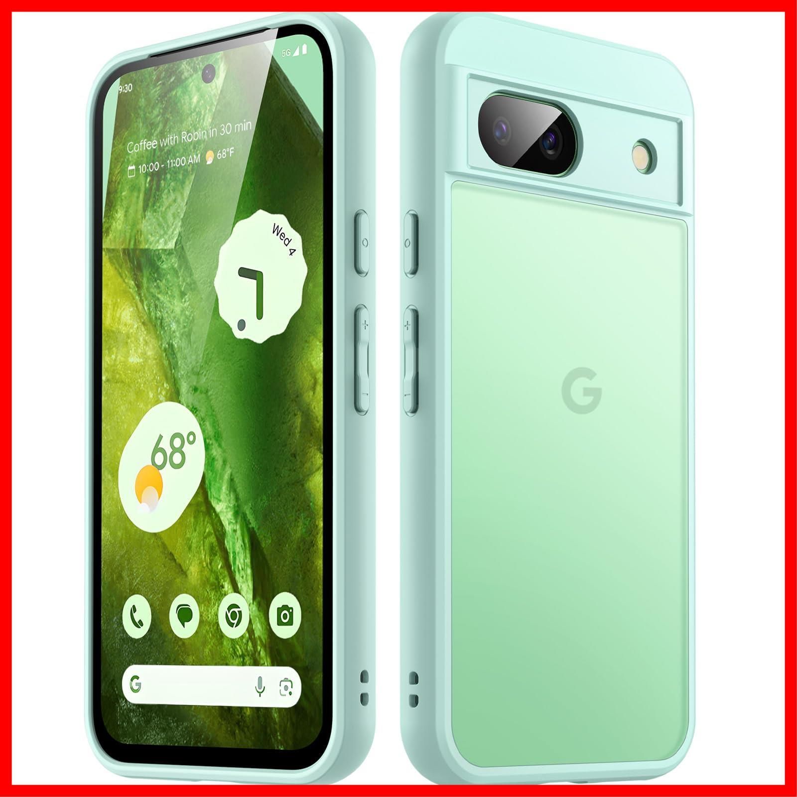 Google Pixel 8a マットケース ミント色 指紋防止 - メルカリ