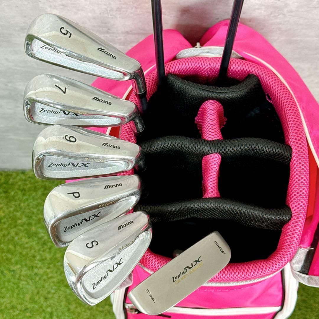ゴルフクラブセット レディース Mizuno ミズノ Zephyr NX ハーフセット