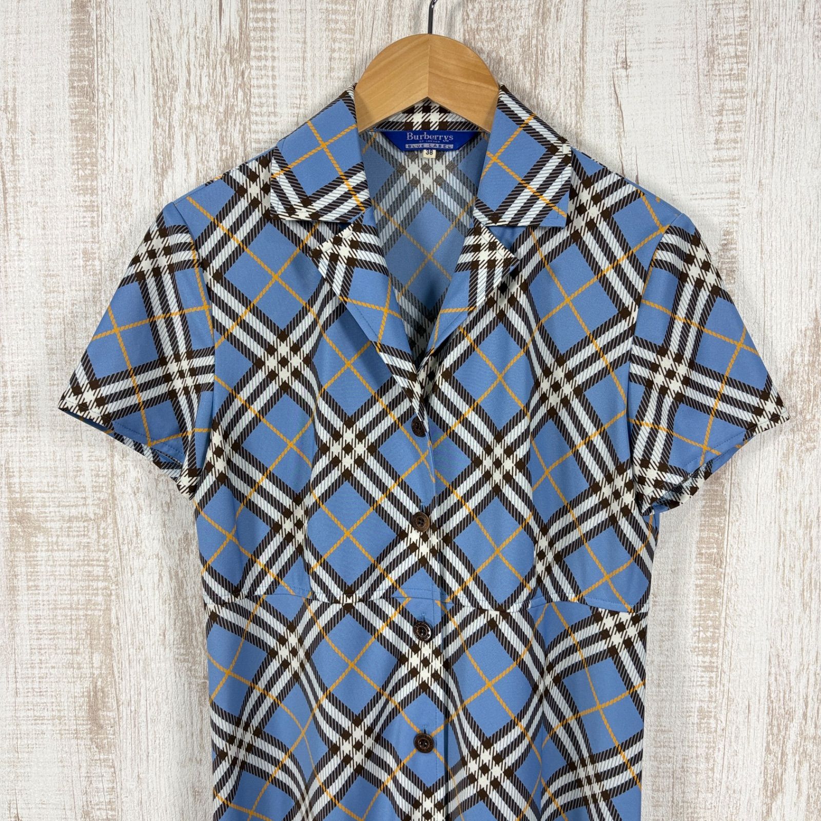 美品 90s Burberrys BURBERRY BLUE LABEL バーバリーブルーレーベル