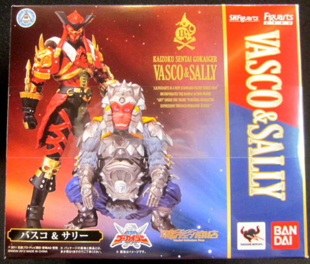 バンダイ S.H.Figuarts 海賊戦隊ゴーカイジャー バスコ&サリー - メルカリ