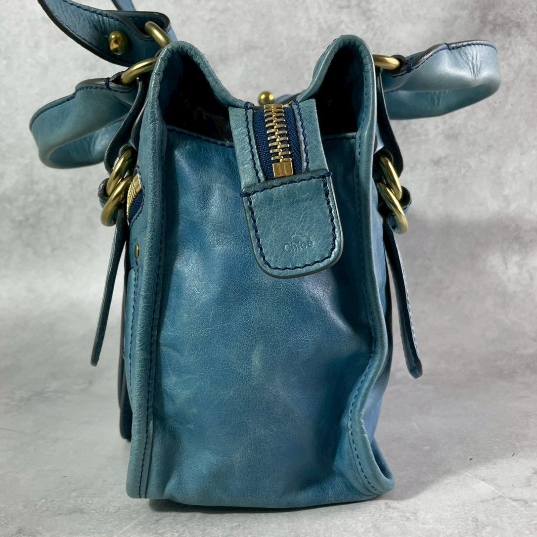 【希少】Chloe クロエ ベイ ハンドバッグ Leather Hand Bag 希少】Chloe クロエ ベイ ハンドバッグ Leather Hand Bag クロエ