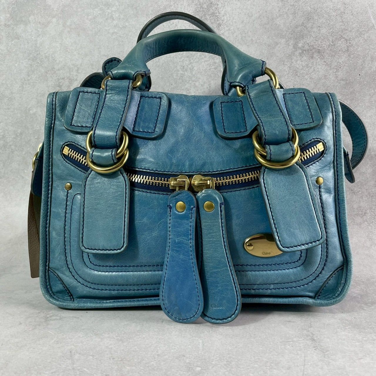人気✨希少カラー✨Chloe クロエ 2wayショルダーバッグ ベイ BAY