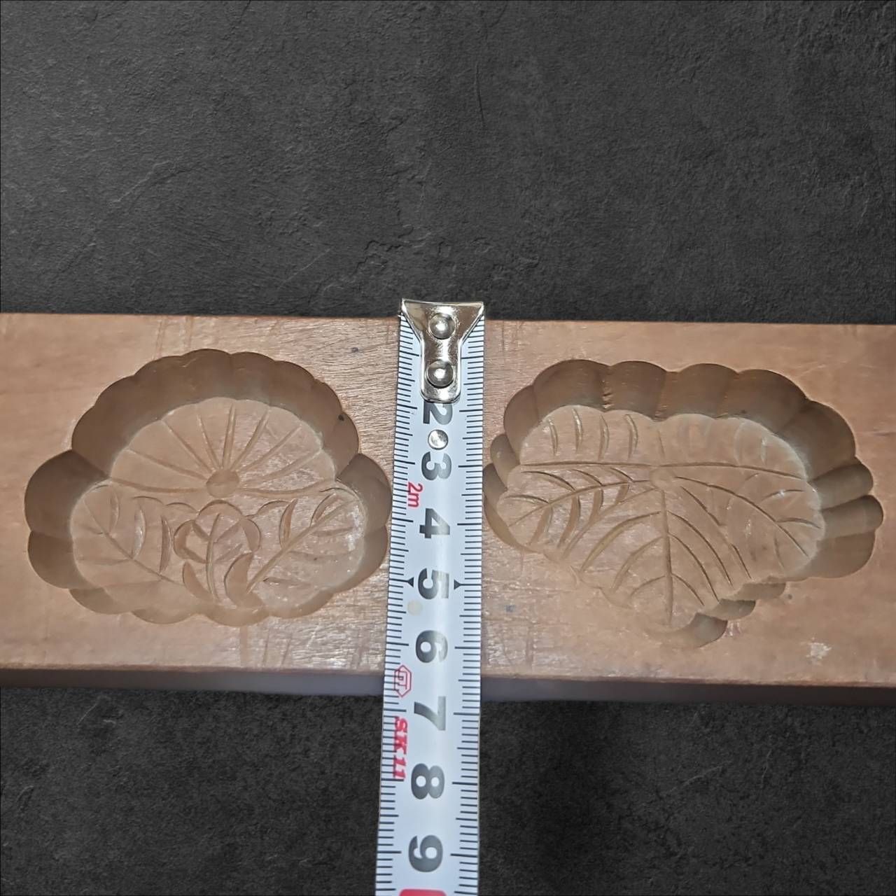 時代物 菓子型 和菓子 木型 木彫 古美術 骨董 木製 古道具