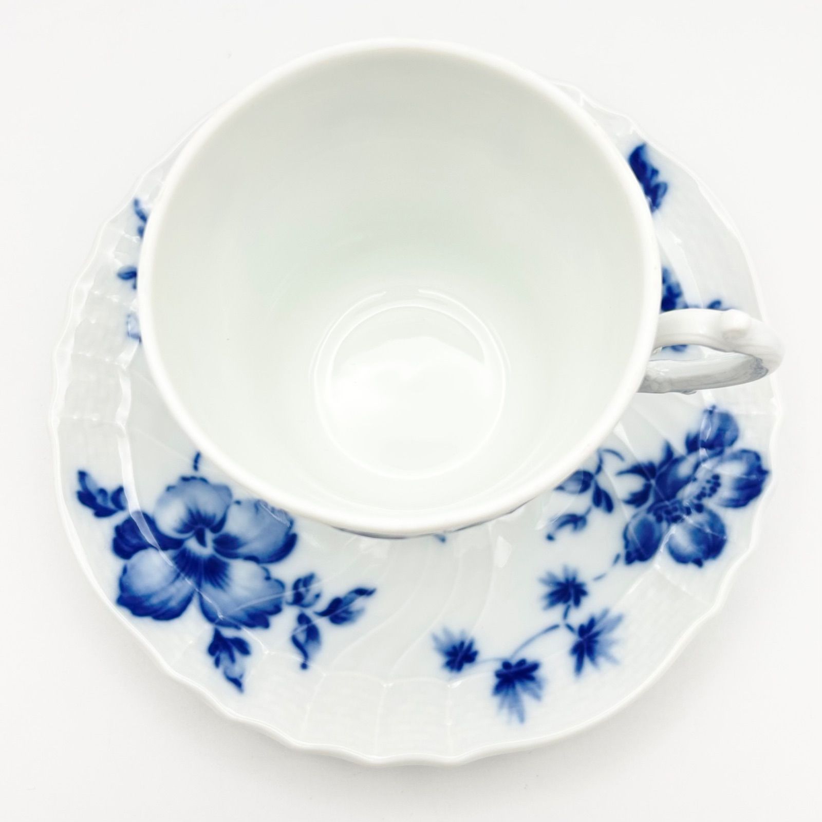 極美品】Richard Ginori ROSE BLU カップ＆ソーサー 2客セット - メルカリ