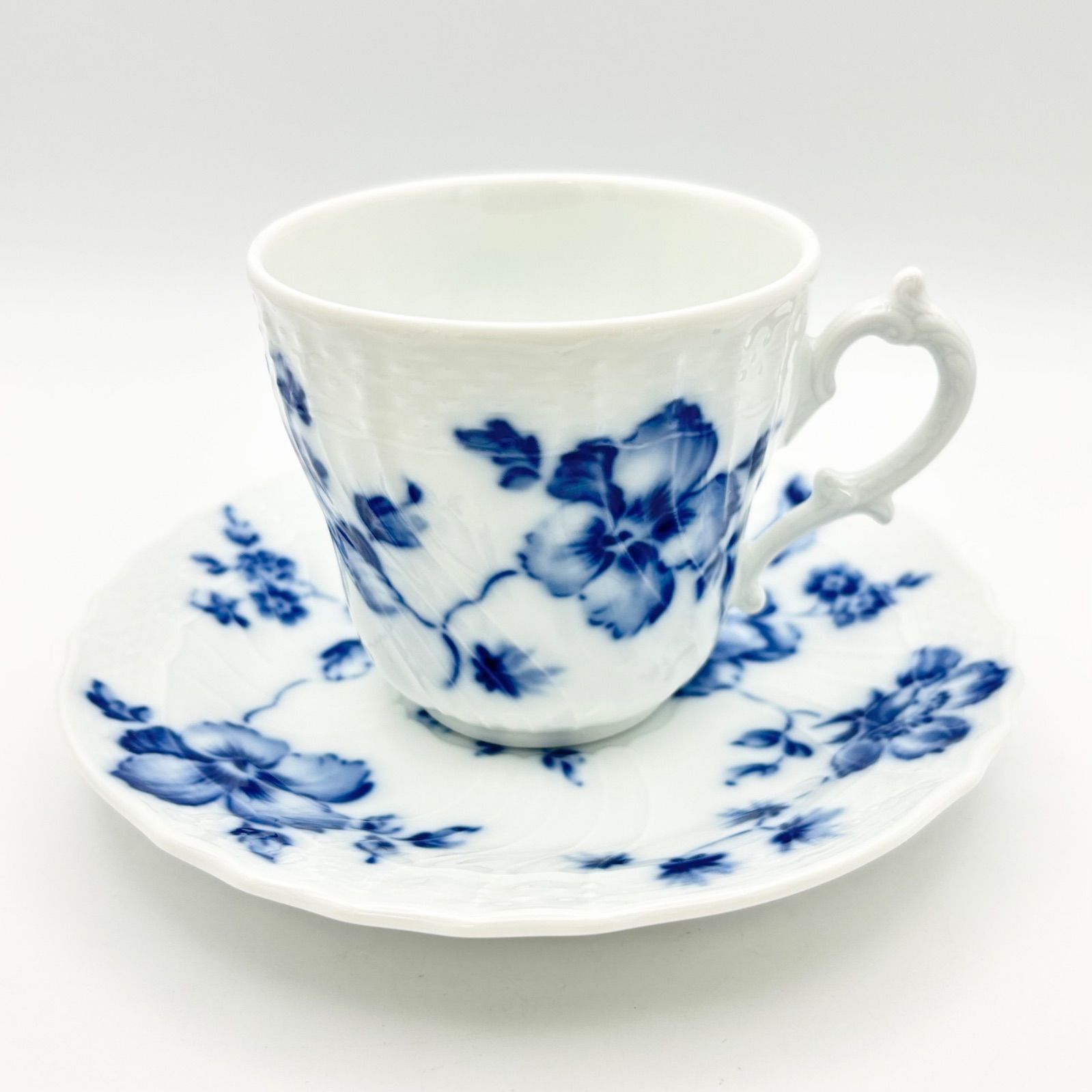 極美品】Richard Ginori ROSE BLU カップ＆ソーサー 2客セット - メルカリ