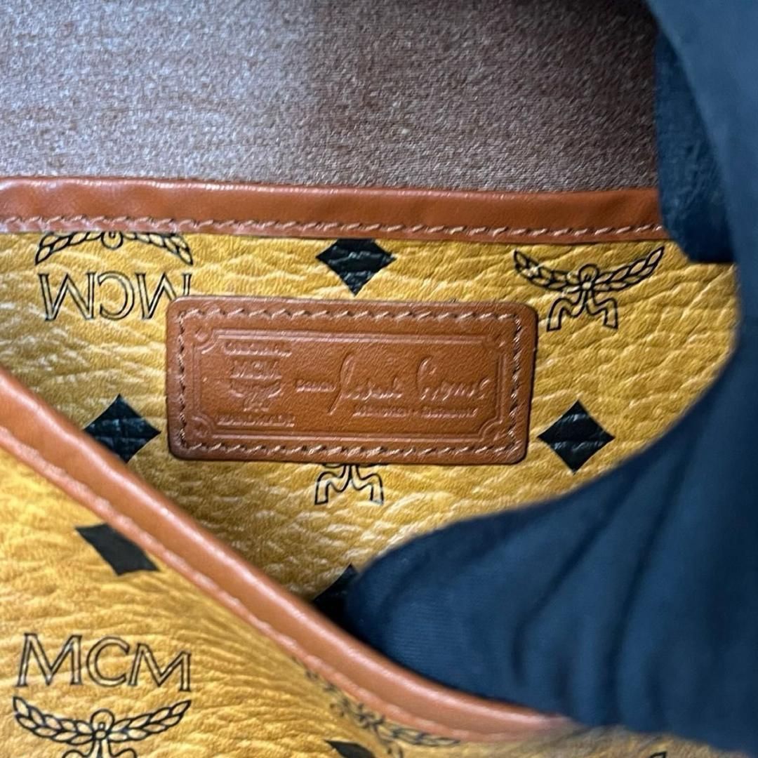 美品 MCM ソミュール コニャック ショルダーバッグ ヴィセトス - メルカリ