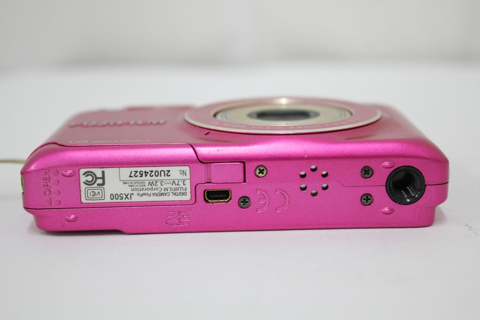 返品保証】 フジフィルム Fujifilm Finepix JX500 5x ピンク