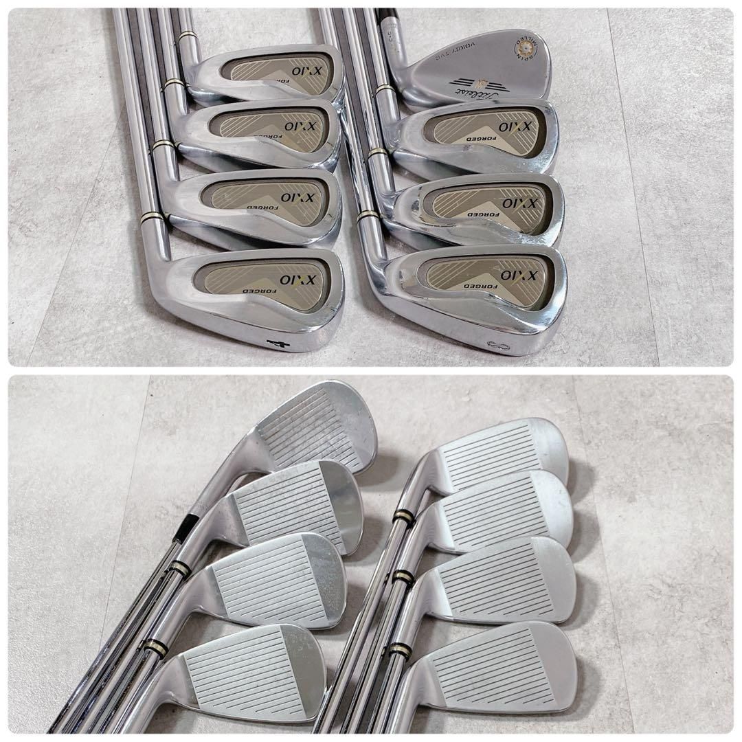 V902 XXIO ゴルフクラブ メンズ フルセット ブラックチェック おしゃれ