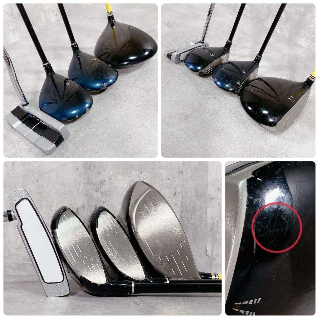 V902 XXIO ゴルフクラブ メンズ フルセット ブラックチェック おしゃれ