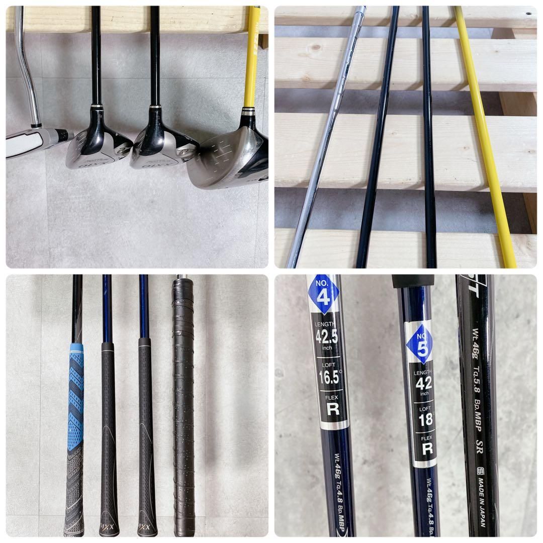 V902 XXIO ゴルフクラブ メンズ フルセット ブラックチェック おしゃれ