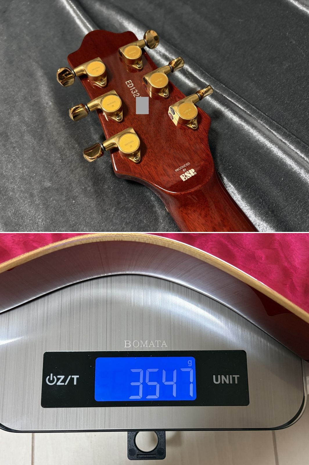 EDWARDS E-PO-105D/QM ポットベリー ESP直系ブランド Seymour Duncan