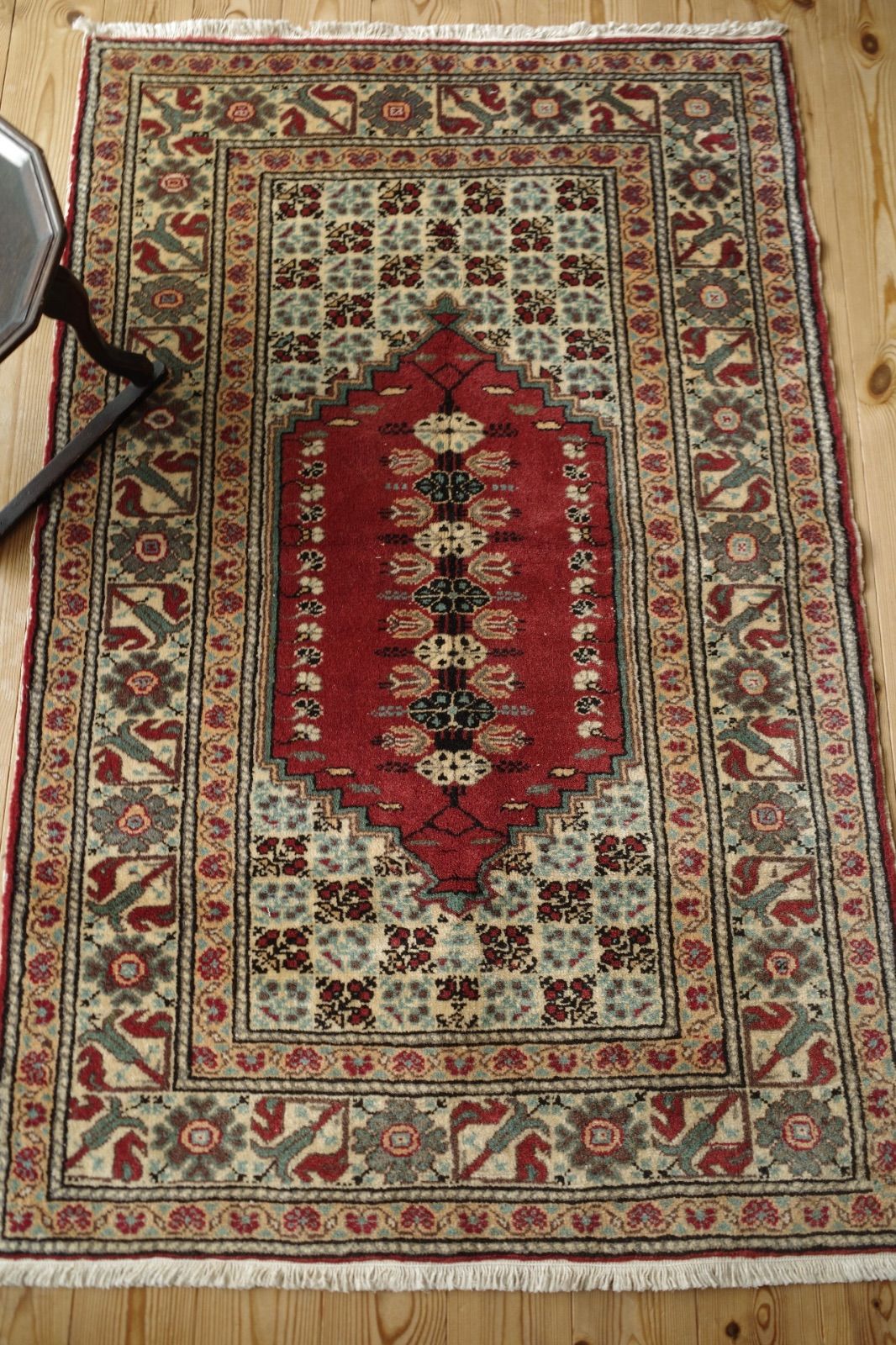 トルコヴィンテージラグ ヴィンテージターキッシュラグ オーバーダイラグ トルコラグ