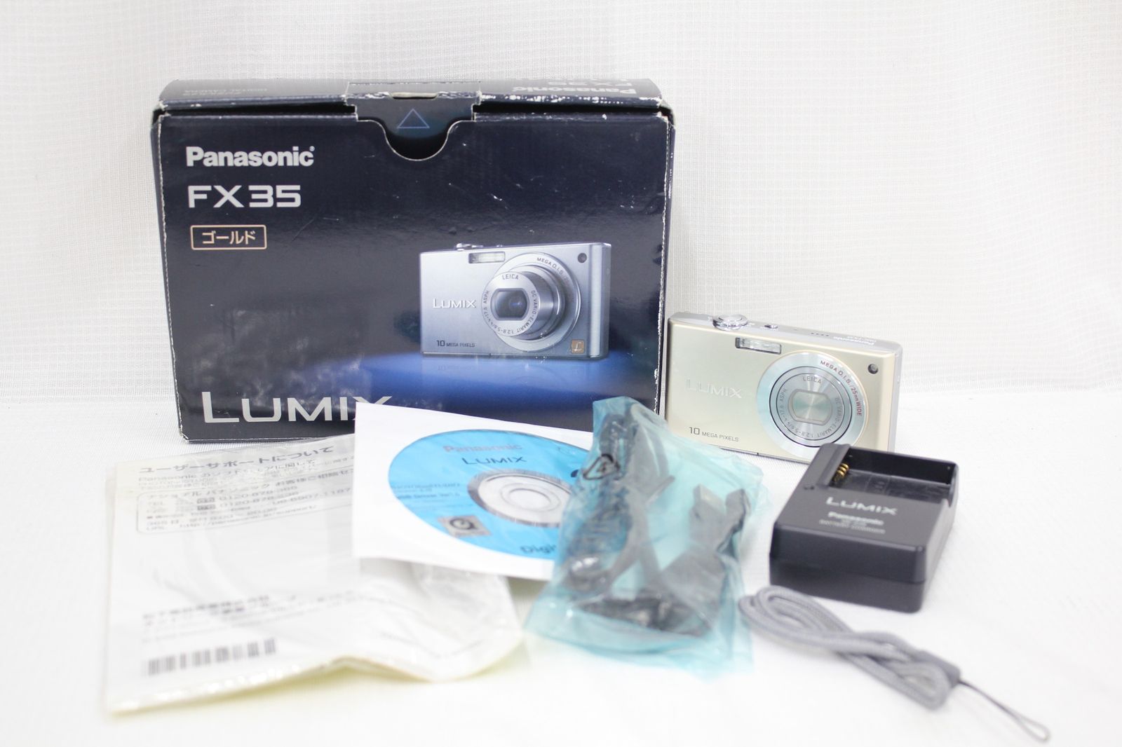 返品保証】 【元箱付き】パナソニック Panasonic LUMIX DMC-FX35