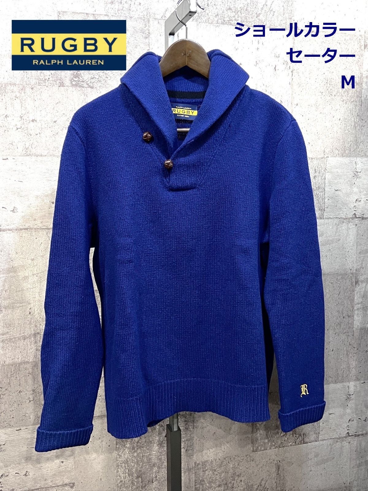 RUGBY ラルフローレン 正規品 ショールカラー セーター M メンズ