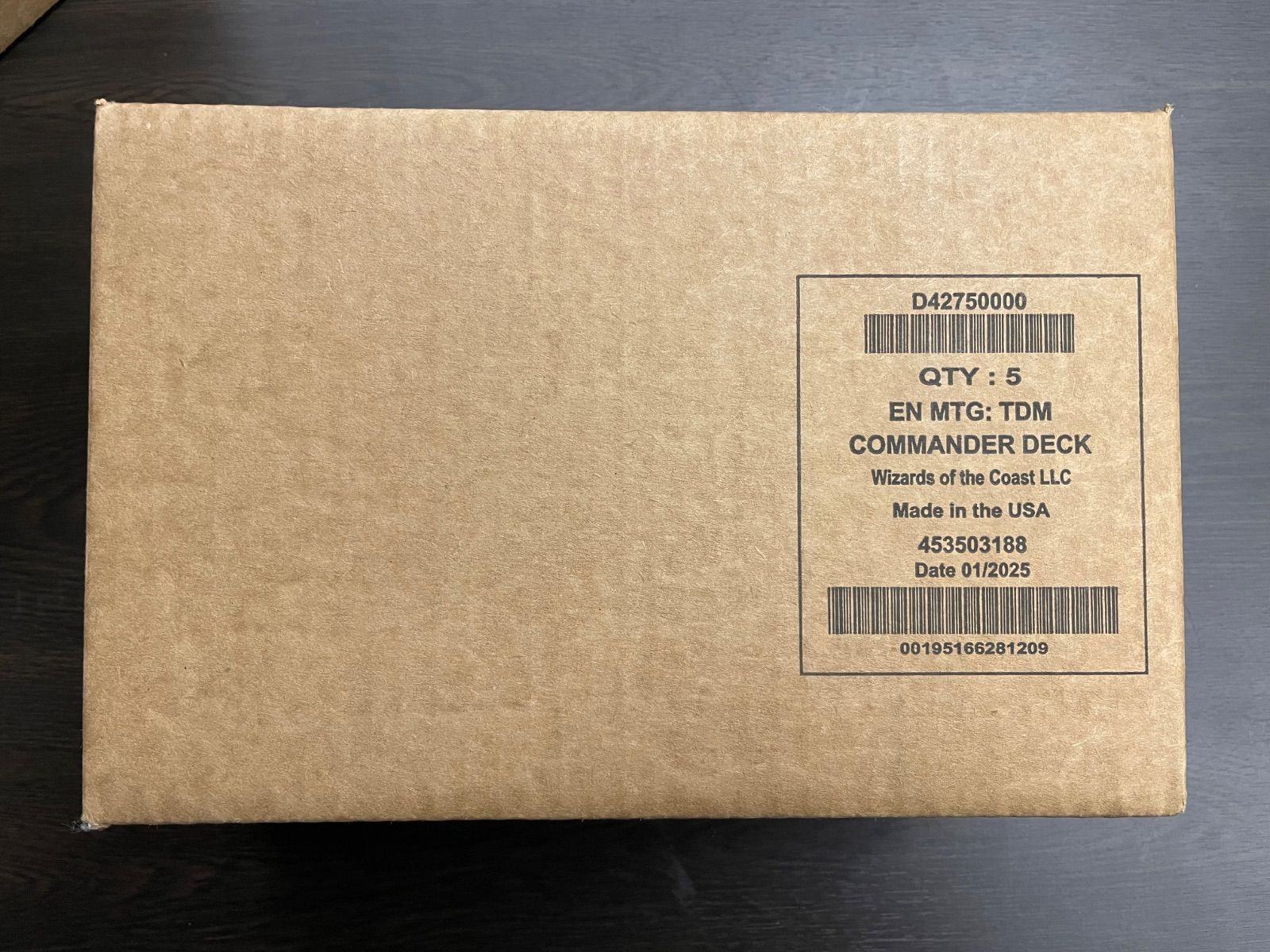 MTG・未開封】タルキール 龍嵐録 統率者デッキ 英語版 5種セット