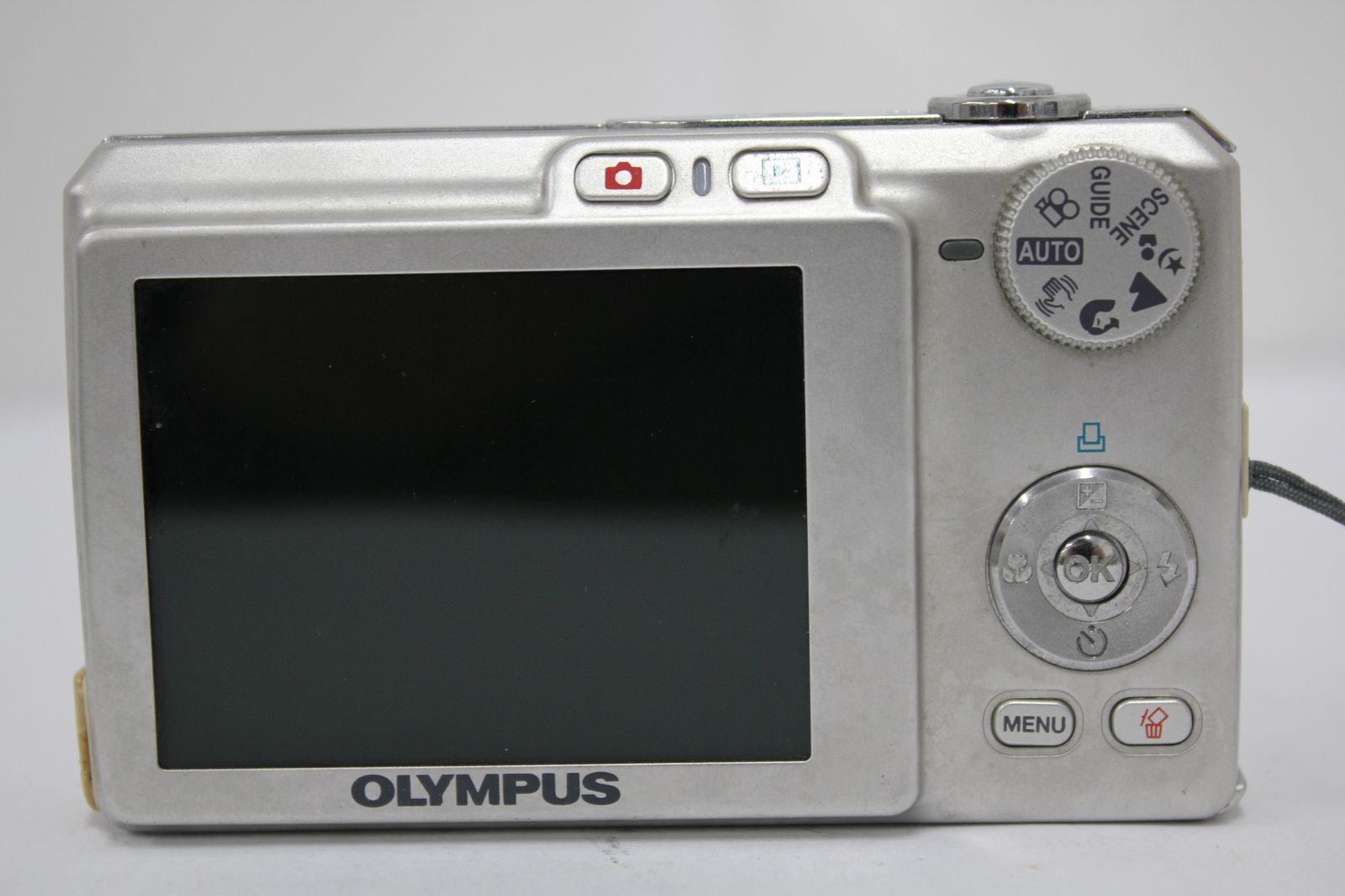 返品保証】 オリンパス Olympus FE-220D 3x バッテリー付き コンパクト