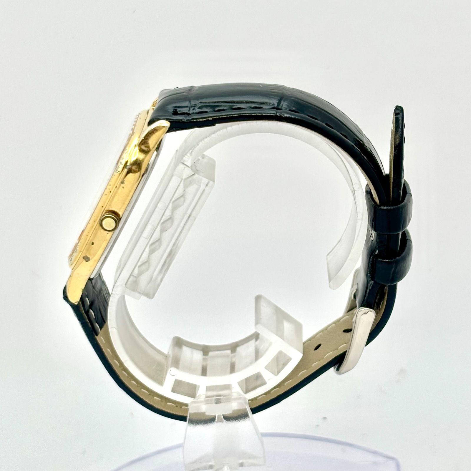 新品電池】SEIKO セイコー メンズ 腕時計 ゴールド スクエア 2621-5170