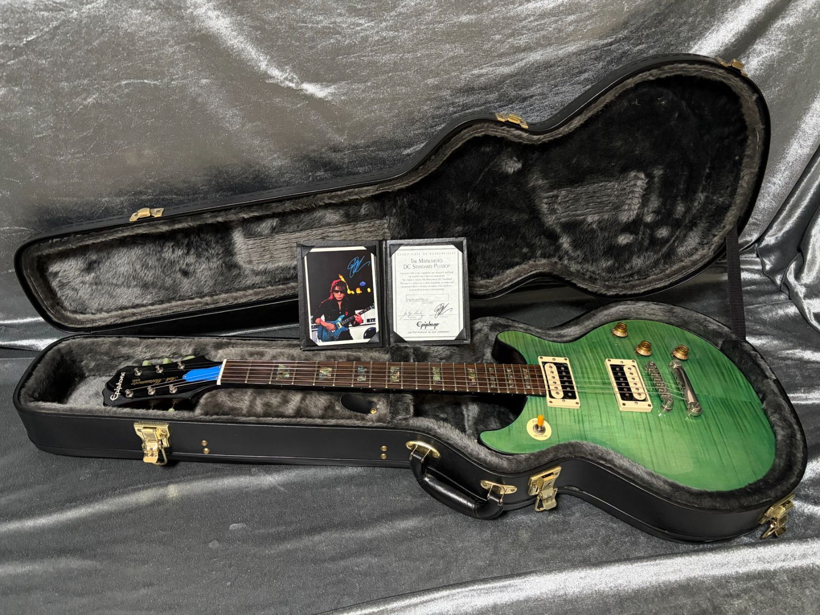☆認定書・ハードケース付き Epiphone Tak Matsumoto DC Standard Plus ☆認定書・ハードケース付き Epiphone Tak Matsumoto DC Standard Plus