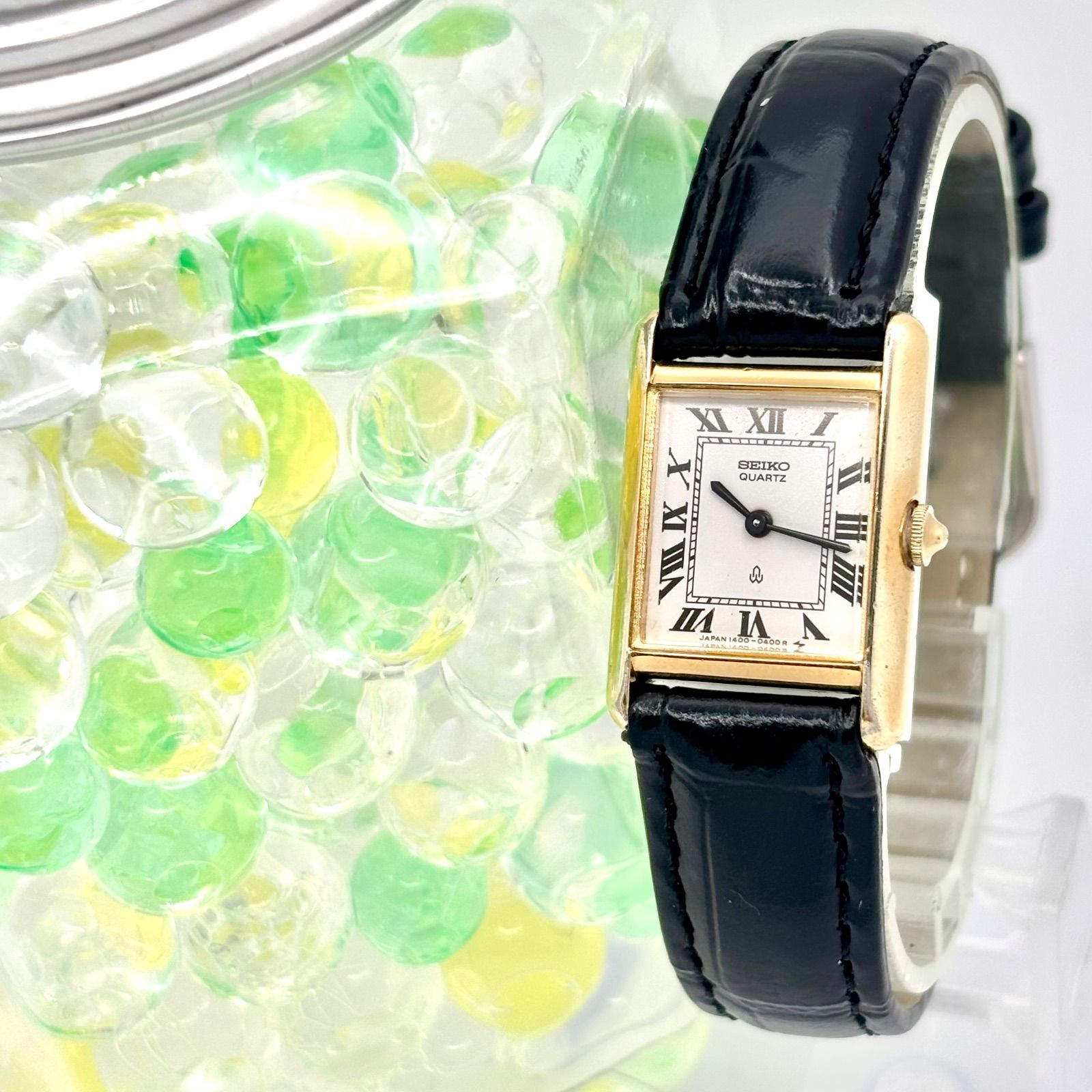 新品電池】SEIKO セイコー レディース 腕時計 レクタンギュラー 