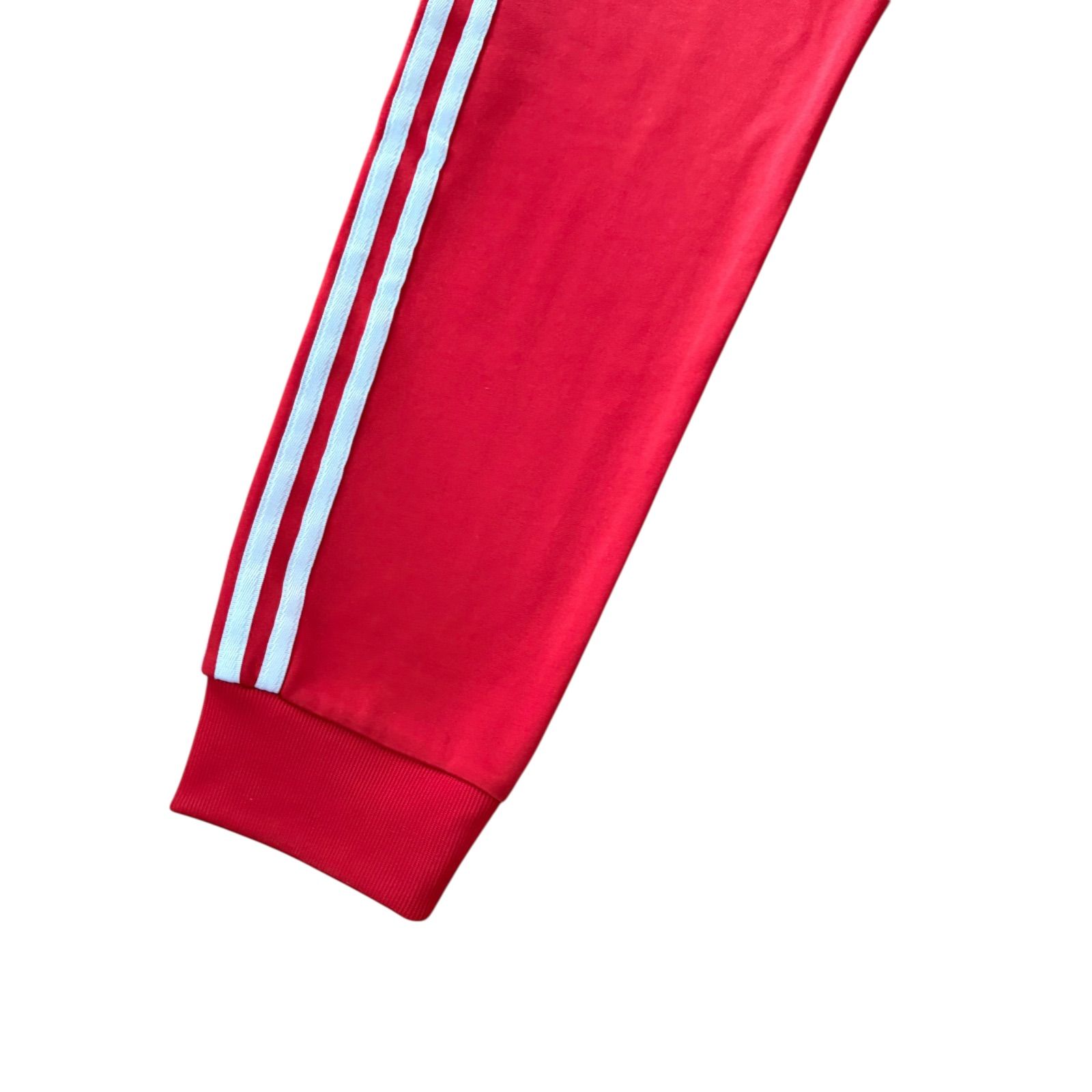 古着 adidas アディダス トラックパンツ レッド スリーストライプス