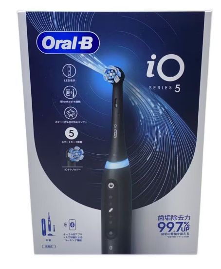新品未使用】ブラウン iOG52J62KBK オーラルB 電動歯ブラシ iO5 マット