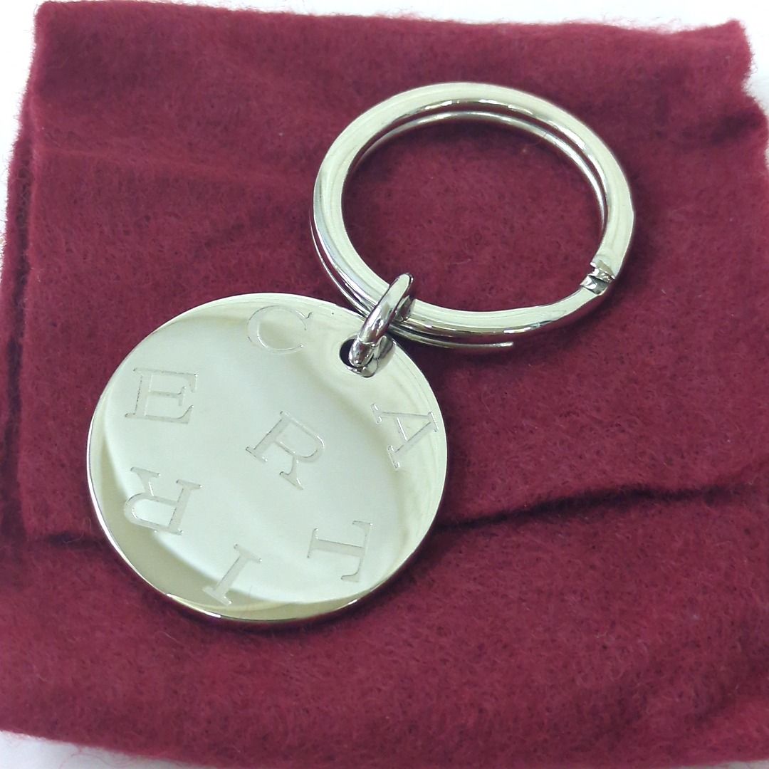 カルティエ キーリング キーホルダー シルバーカラー スペイン製