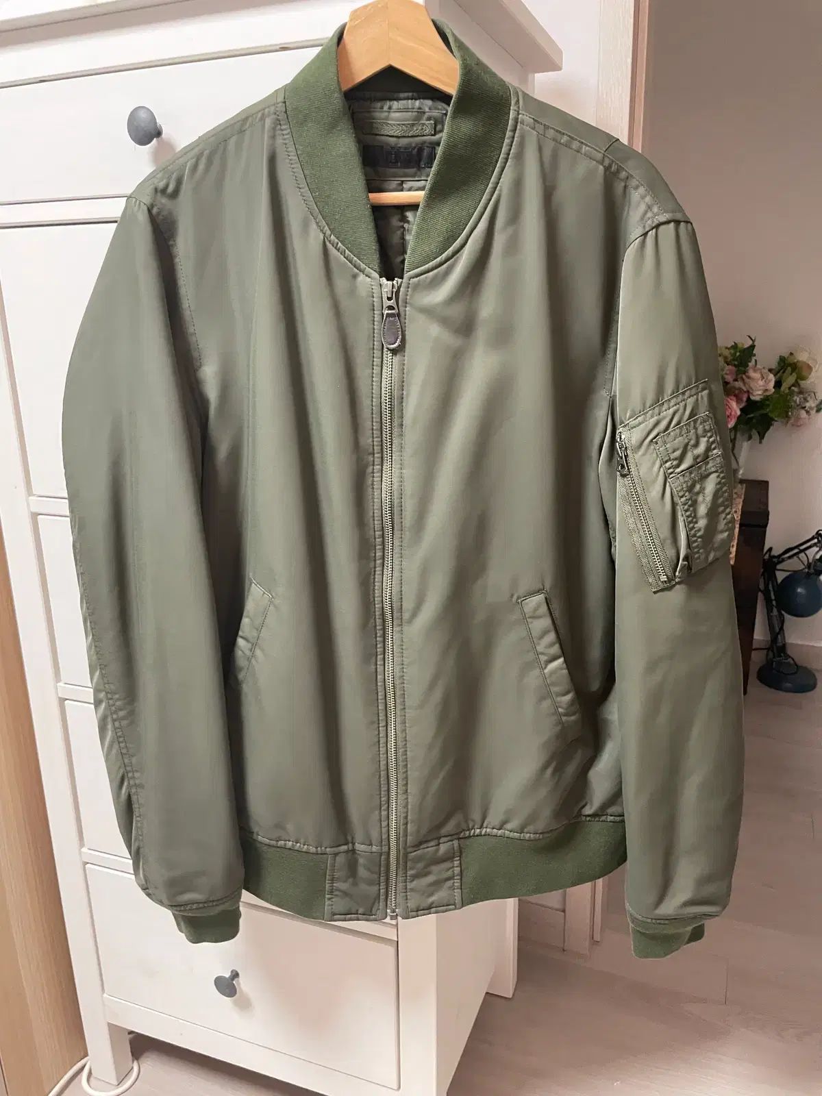 UNIQLO MA-1 カーキ XL - メルカリ