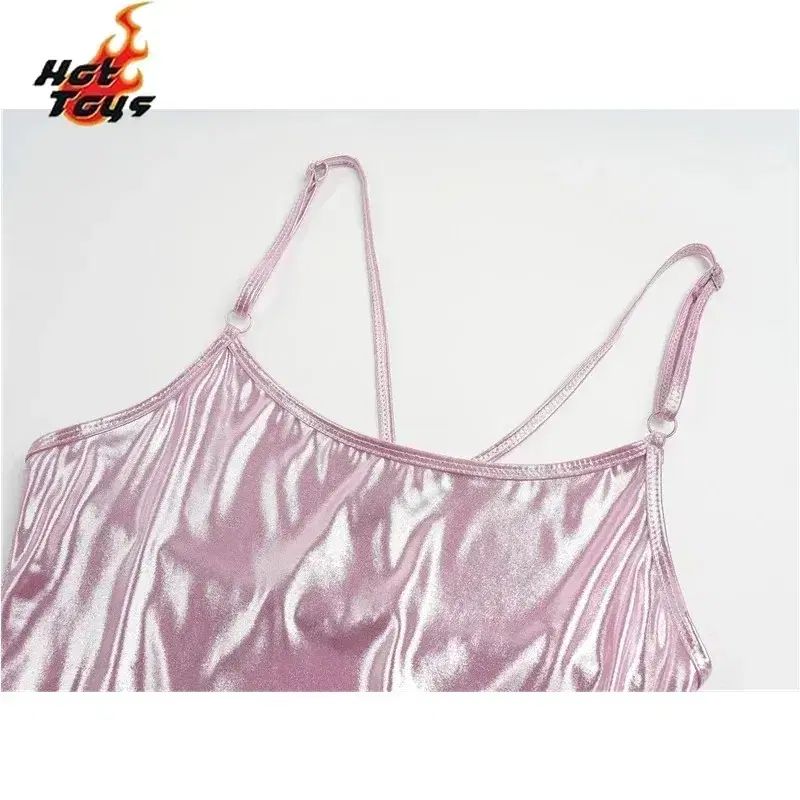 新品/*予約購入* 光沢 ピンク 水着 ボディスーツ ラッシュガード