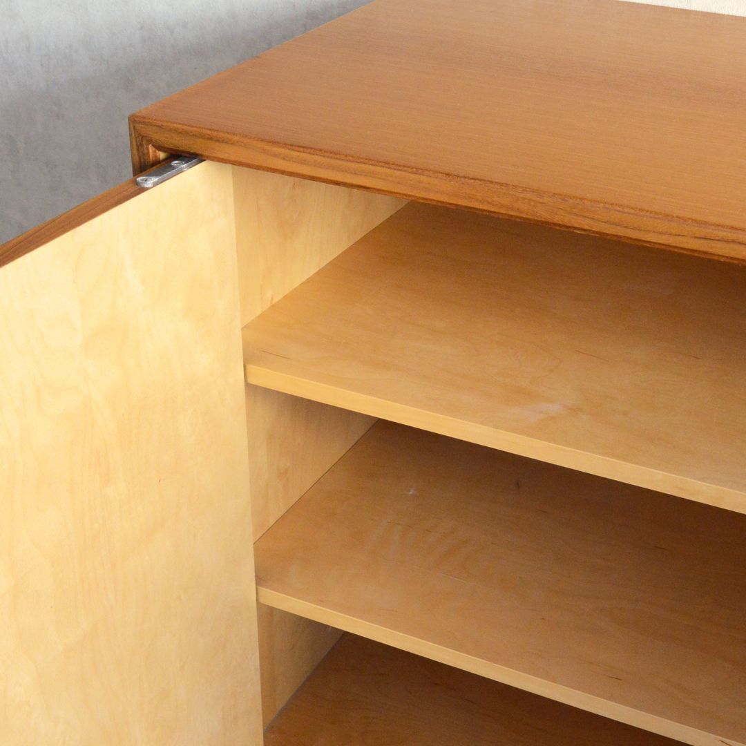 スウェーデンヴィンテージ OLD IKEA キャビネット 鍵付 チーク サイド