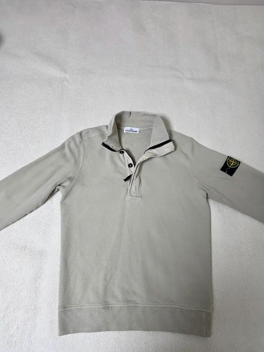 STONE ISLAND ストーンアイランド ハーフジップ ベージュ L メンズ100 