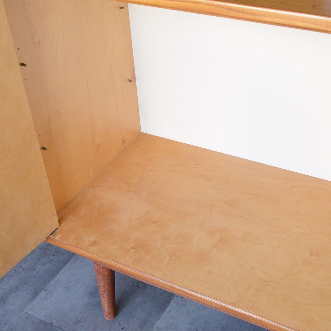 スウェーデンヴィンテージ OLD IKEA キャビネット 鍵付 チーク サイド