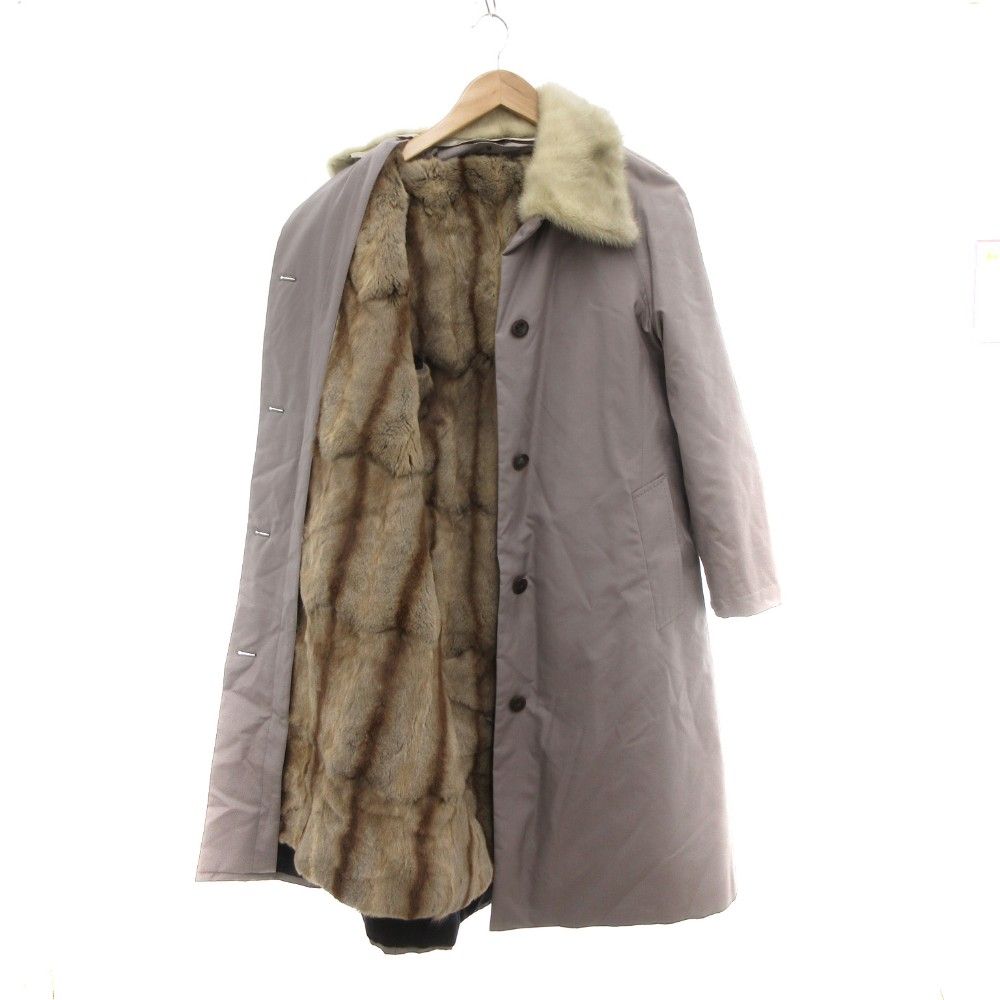 ヘルノ HERNO 美品 ステンカラーコート 40 ミドル ハーフ丈 リアル  