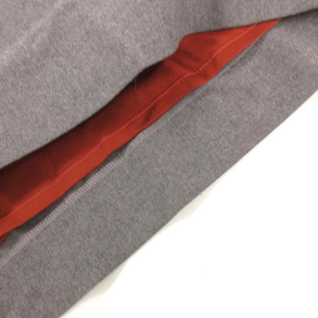 FENDI グレー ひざ丈スカート 38 フェンディ FENDI イージースカート ゴムウエスト ひざ丈 イタリア製