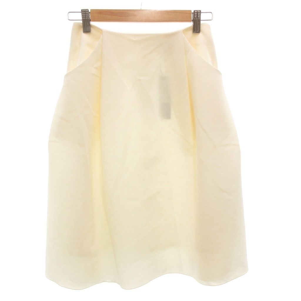 未使用★FOXEY/フォクシーニューヨーク スカート 38 ホワイト フォクシーニューヨーク FOXEY NEW YORK フレアスカート 38 白