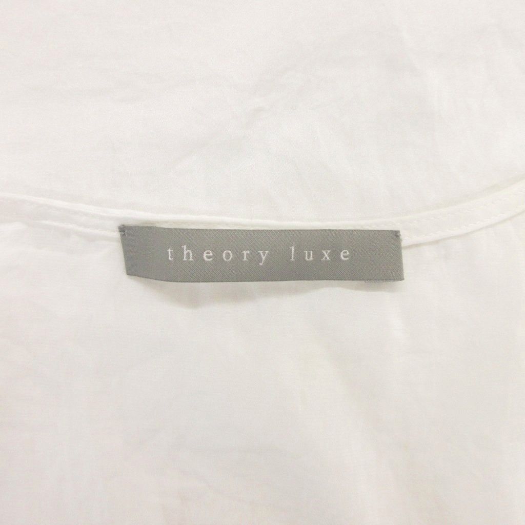セオリーリュクス theory luxe カットソー タンクトップ 38 白 セオリーリュクス theory luxe カットソー タンクトップ 38 白