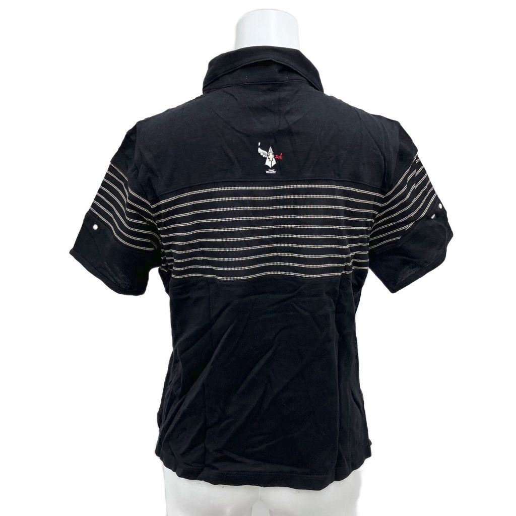 カステルバジャック CASTELBAJAC ポロシャツ 2 黒 ブラック ボーダー