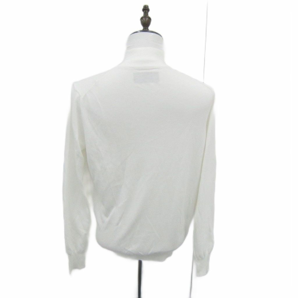 ハイドロゲン HYDROGEN ゴルフウエア ニットジャケット ミドル丈 L 白