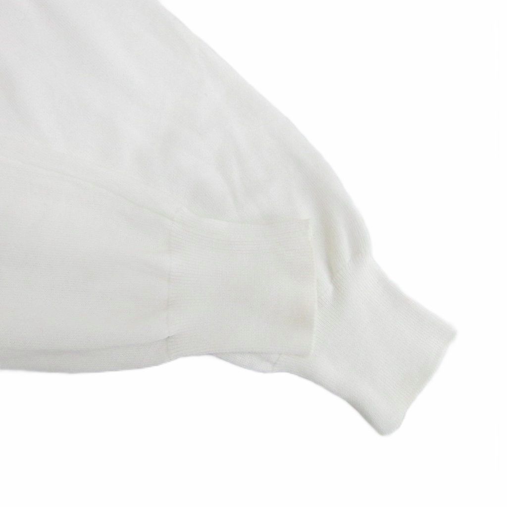 ハイドロゲン HYDROGEN ゴルフウエア ニットジャケット ミドル丈 L 白