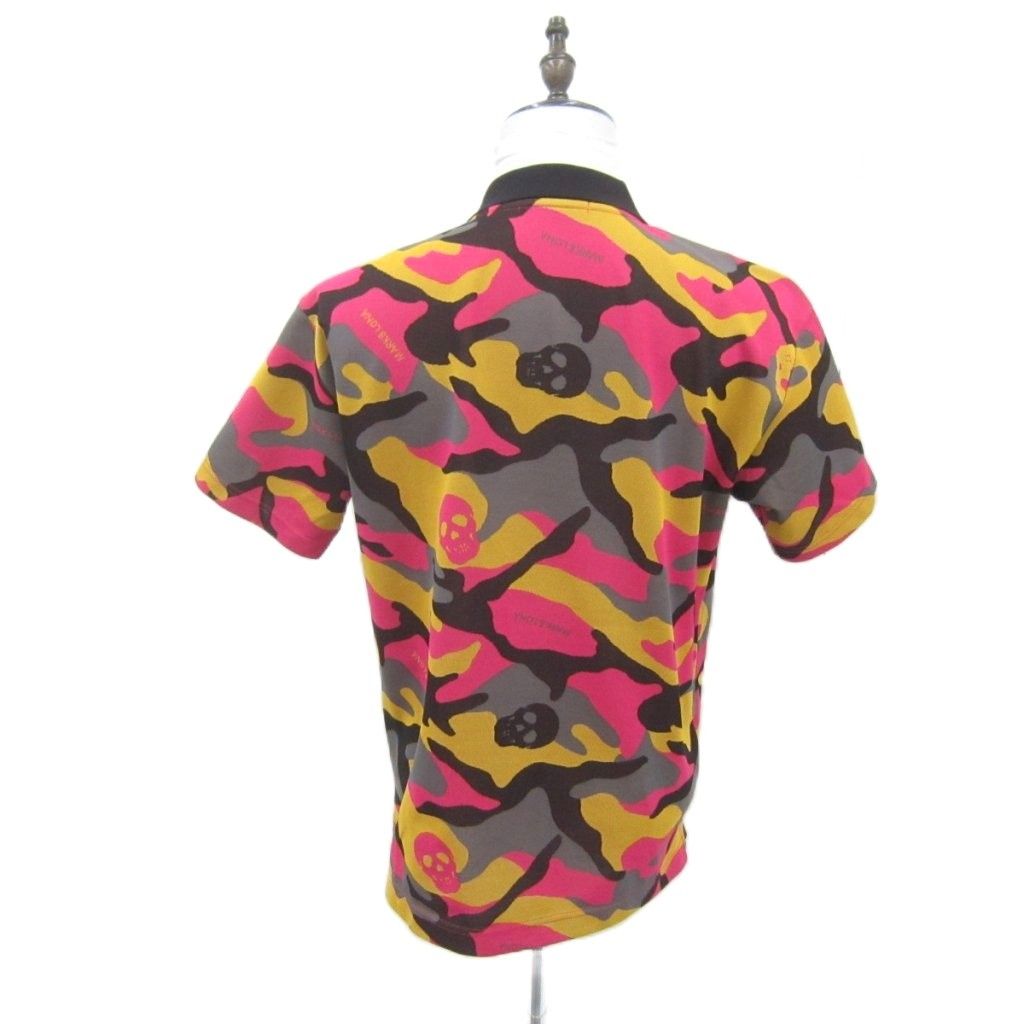 マーク＆ロナ MARK&LONA ゴルフウエア ポロシャツ 半袖 48 M マルチ