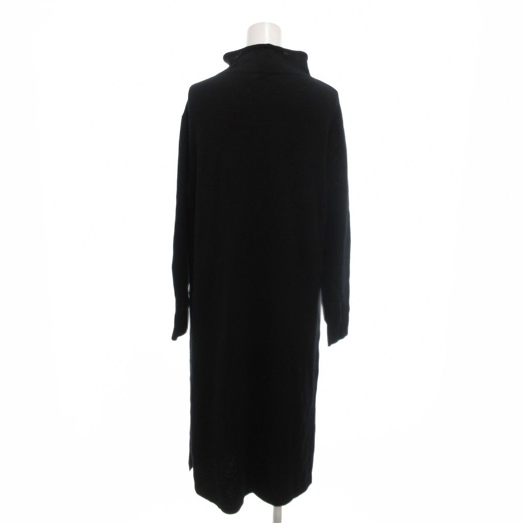 セオリーリュクス　黒の長袖ニットロングワンピース　サイズ38 セオリーリュクス theory luxe ワンピース ニット 38 黒 ブラック