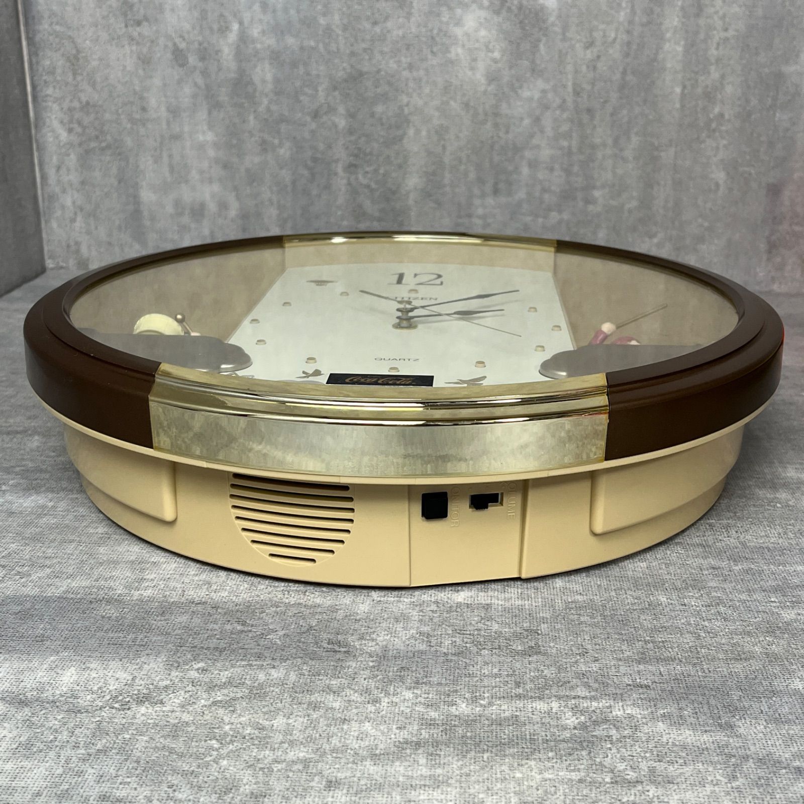 美品 稼動品 CITIZEN シチズン 掛け時計 時計 からくり時計 タイニー