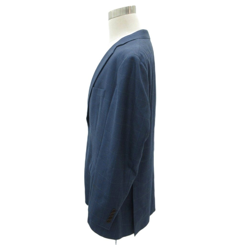 XL ブルックスブラザーズ シルク テーラードジャケット ブルー メンズ ブルックスブラザーズ BROOKS BROTHERS テーラードジャケット ミドル丈