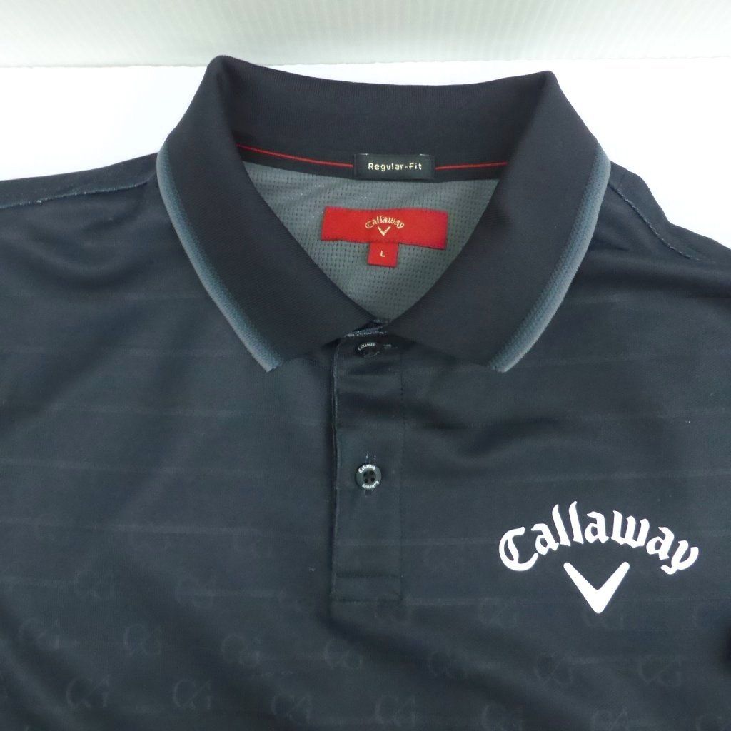 キャロウェイ CALLAWAY ゴルフウエア ポロシャツ ポロカラー 半袖 総柄