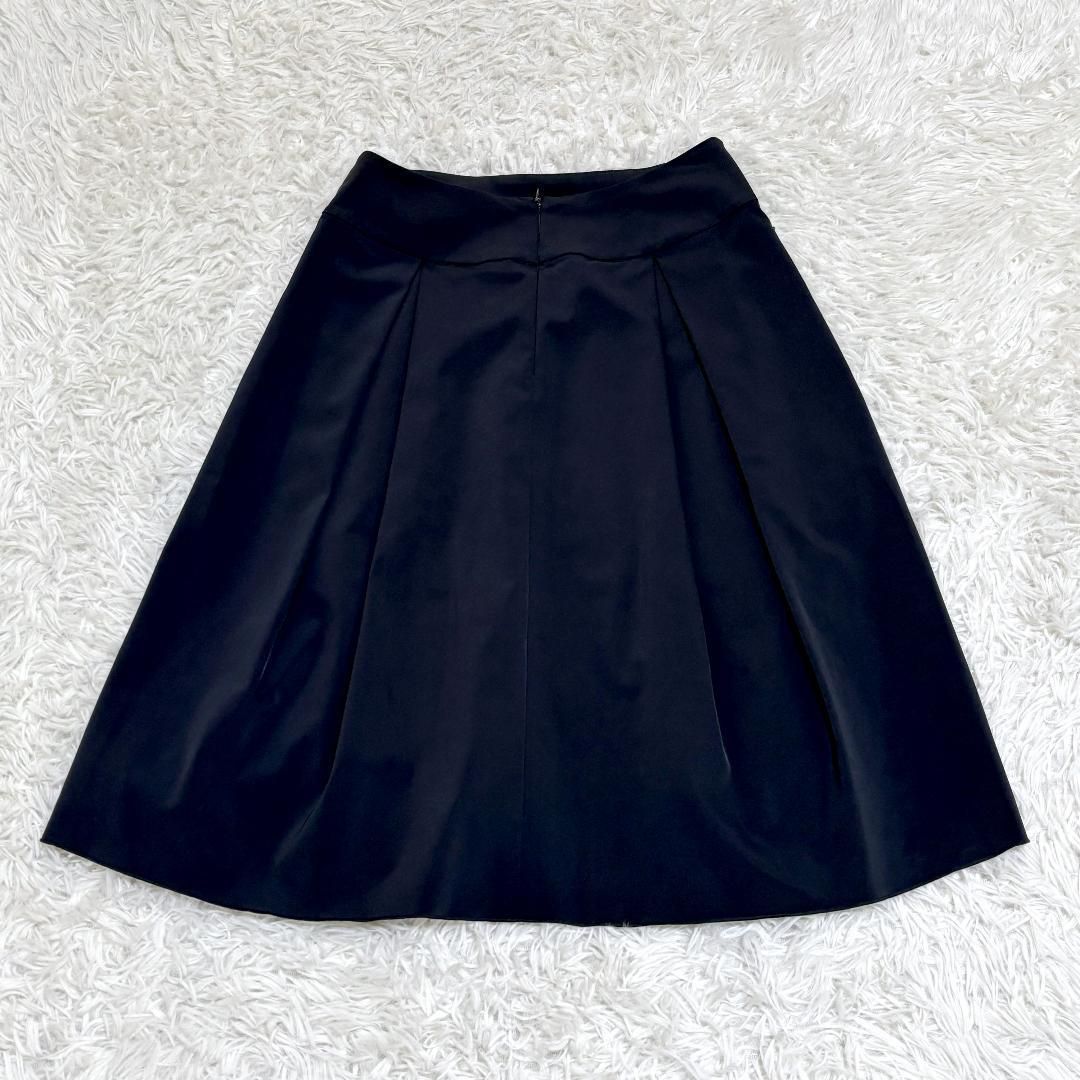 【新品タグ付き】FOXEY NEWYORK ネイビー フレアスカート 38 美品】 FOXEY NEW YORK ひざ丈フレアスカート 38 黒ネイビー - メルカリ