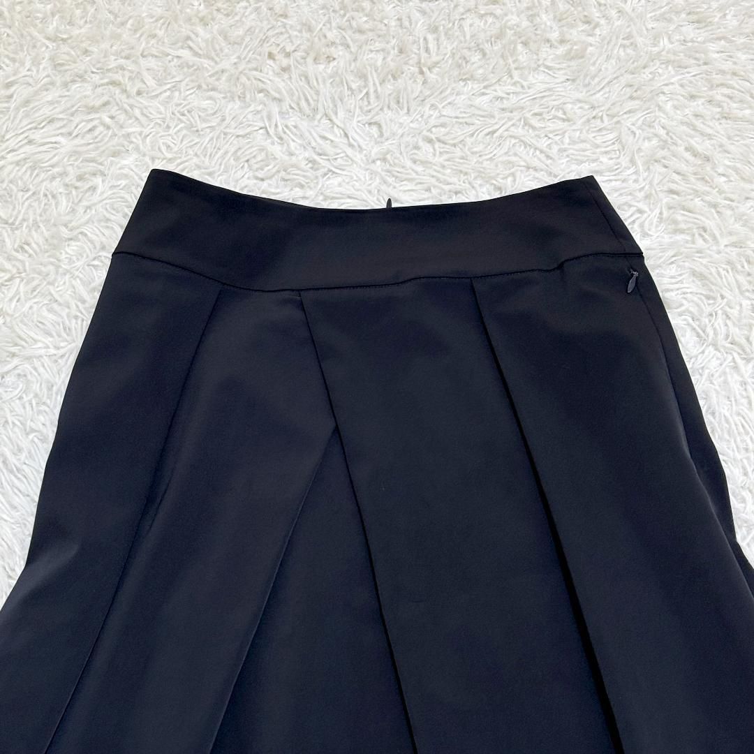 美品】 FOXEY NEW YORK ひざ丈フレアスカート 38 黒ネイビー - メルカリ