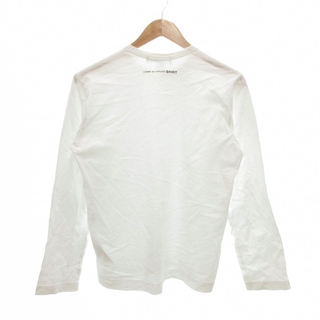 コムデギャルソンシャツ COMME des GARCONS SHIRT Tシャツ ロンT S 白