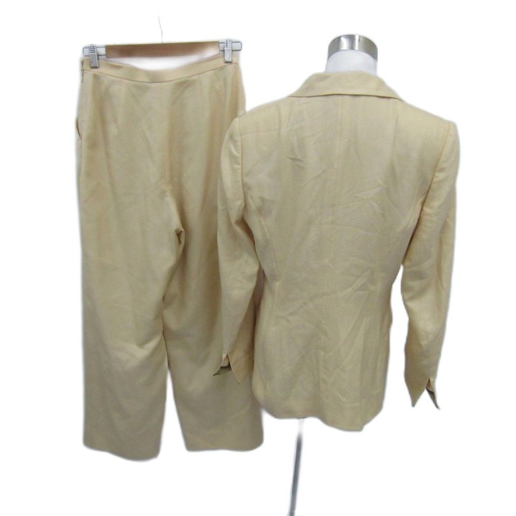 値下げ★【LEONARD】 ベージュ テーラードジャケット 11AR レオナール LEONARD スーツ セットアップ 上下 テーラードジャケット